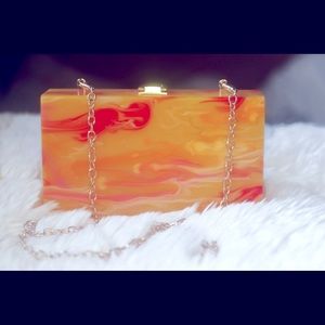Acrylic box clutch